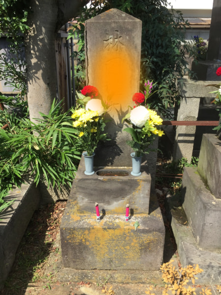 お墓（亀裂、欠損）施工前