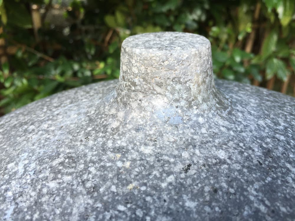 灯籠（欠損部）施工後