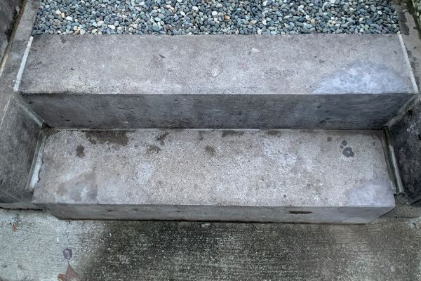 お墓（欠損）施工後