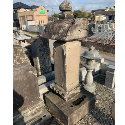 大名墓（欠損）施工前