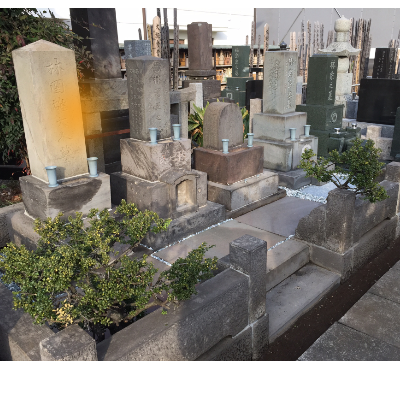 お墓（亀裂、欠損）施工後